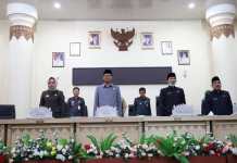 Bupati Tulangbawang Hadiri Rapat Paripurna Penyampaian LKPJ 2018 Kepada DPRD Tulangbawang