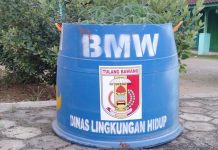 DLHD Tulang Bawang, Jaga Kebersihan Dengan Cara Berikan Kotak Sampah