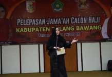 Hj. Winarti SE MH Melepas 286 Orang Jamaah Haji Tahun 2019