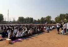 Siswa SMAN 1 Tumijajar Gelar Sholat Istisqa