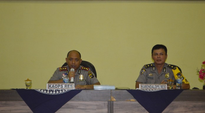 Polres Tulang Bawang Petakan Kerawan Pilkakam Serentak di Tahun 2019