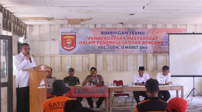 Gison Berharap 655 Relawan Tanggap Bencana Dibantu Menggunakan Dana Desa