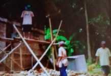 Pasca Angin Kencang Warga Desa Ciawi Japura Cirebon, Perbaiki Rumah Yang Rusak