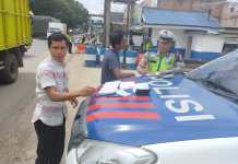 Satlantas Polres Tulang Bawang Kembali Gelar Razia di Pasar Unit 2, Ini Hasilnya