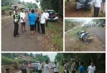 Akibat Jalan Kecil Mobil Grand Max VS Motor Honda Beat Adu Kambing