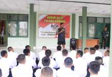 Dandim 0426 Tulang Bawang Cek Kesiapan Seleksi para Pendaftar Calon Tamtama TNI- AD