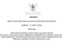 Penyaluran DAU dan DBH Kabupaten Tulang Bawang Tertunda