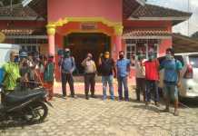 Kampung Buyut Utara Bangun Posko ODP Untuk Karantina Secara Swadaya