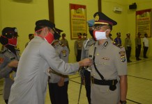 Jabatan Kapolsek Gedung Aji Resmi Diserahterimakan Oleh Kapolres Tulang Bawang