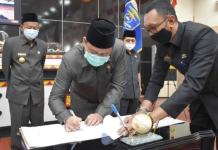 DPRD Kota Metro Gelar Rapat Paripurna Sekaligus Pengesahan KUPA-PPAS Tahun 2020