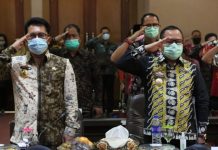 Peringati Hari Pancasila Tahun 2020, Sulpakar Ikuti Upacara Secara Virtual