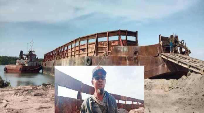 Sandar Tongkang PT BTI Way Dente Tak Kantongi Izin Diduga Rugikan Negara