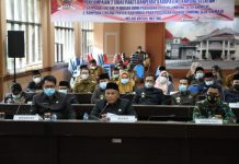 Paripurna Perdana 2021, Nanang Sampaikan Dua Raperda Secara Virtual