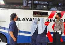 Polres Tulang Bawang Kembali Mengikuti ZI Menuju WBK dan WBBM Personel Satlantas Polres Tulang Bawang sosialisasi ZI kepada warga