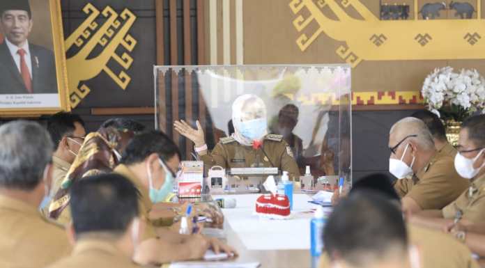 Winarti Rakor Bersama Camat Se- Tulang Bawang