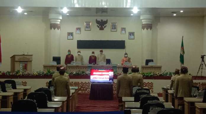 DPRD Tuba Menggelar Paripurna Memperingati HUT Tuba Ke 24 dan HUT Provinsi Lampung Ke 57