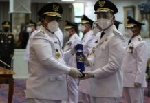 Gubernur Lampung, Resmi Melantik Nanang – Pandu Sebagai Bupati dan Wakil Bupati Lampung Selatan