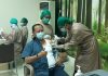 Ketua DPRD dan Pejabat Eselon II Pemkab Lamsel Jalani Vaksinasi Dosis Kedua