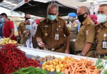 Pemkab Tuba Gelar Sidak Ke Pasar Tradisional dan Modern