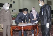 DPRD Tuba Gelar Rapat Paripurna Dalam Rangka Merekomendasi LKPJ Tahun Anggaran 2020