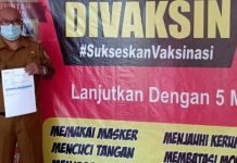 Dinas PRKP Tuba Partisipasi Sukseskan Vaksinasi Covid-19