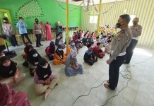 Satlantas Polres Tulang Bawang Berikan Edukasi Kepada Anak Usia Dini