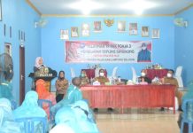 Ketua TP PKK Lamsel Buka Pelatihan Pembuatan Tepung Singkong di Palas