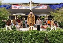 Winarti Pimpin Upacara Krakatau Di Polres Tuba