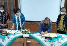 Kadis Kesehatan Tulang Bawang Teken MoU Dengan UGM Yogyakarta