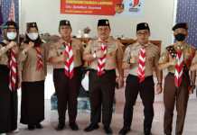 Ikuti training Of Center (TC) Pramuka Lampung Barat siap Sukses Kan Jambore Nasional Tahun 2022