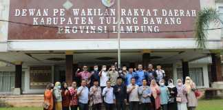 DPRD Tuba Sambut Baik Kunker DPRD Pringsewu