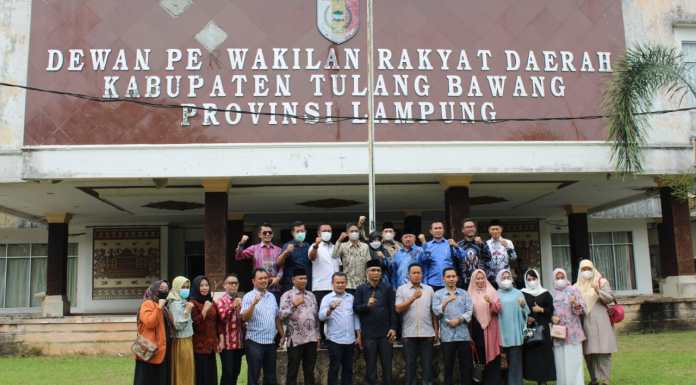 DPRD Tuba Sambut Baik Kunker DPRD Pringsewu