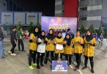 Tim Futsal Putri SMA N 1 Sukau Juara 3 Darmajaya Student Futsal 2022