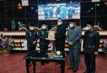 DPRD Kota Metro Gelar Rapat Paripurna Raperda