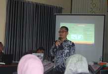 Kabag Ortala Hari M.K Laksana S.T., Buka Sosialisasi Aplikasi E-Anjab