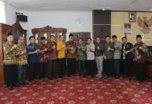 Kunjungan Direktur Utama Bank Bengkulu Dengan Bupati Kaur H. Lismidianto, SH, MH