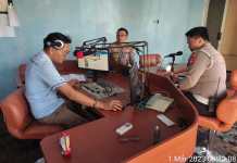 Kapolres Kaur Ikut Mengudara di RRI Bintuhan Rabu 01