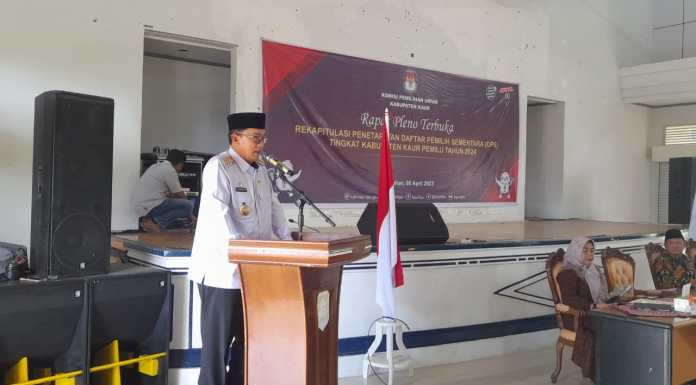 Pemda Kaur Gelar Rapat Pleno Terbuka Rekapitulasi Penetapan DPS 2024