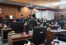 Tak Patut Dicontoh, Seorang Anggota DPRD Keluar Saat Rapat Paripurna APBD-P Tahun 2023