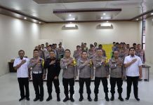 Dalam Rangka Ops Lilin Krakatau 2023, Polres Mesuji Gelar Lat Pra Ops