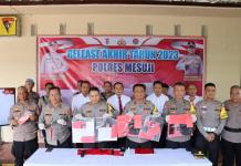 Polres Mesuji Gelar Press Release Akhir Tahun