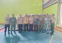 Polres Mesuji Laksanakan Monitoring dan Pam Pemindahan Logistik Pemilu 2024