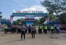 Polres Mesuji Kerahkan 40 Personel Guna Mengamankan Water Park Taman Kehati Selama Musim Libur Panjang