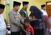 Kapolres Mesuji Hadiri Safari Ramdhan Di Masjid Agung Al Muhajirin Desa Buko Poso